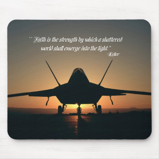 信頼は粉砕された世界s強さです マウスパッド (正面)