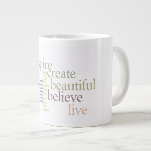 信頼をインスパイア ジャンボコーヒーマグカップ (正面右)