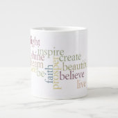 信頼をインスパイア ジャンボコーヒーマグカップ (正面)