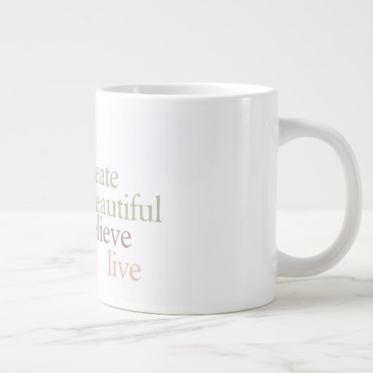 信頼をインスパイア ジャンボコーヒーマグカップ (右)