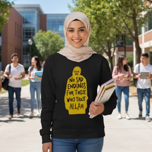 信頼アッラー黒 スウェットシャツ