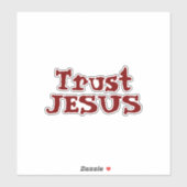 「信頼イエス」クリスチャン引用文 シール (シート)