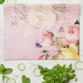 信頼希望および愛バラ キッチンタオル (折り畳み)