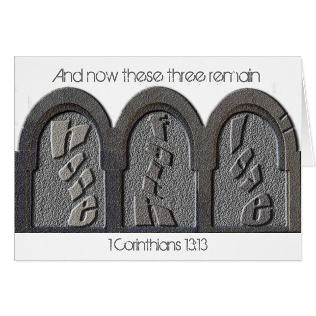 信頼希望および愛 (正面横)