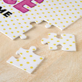 信頼忍耐: 乳癌のピンクのアオウミガメ ジグソーパズル (側面)