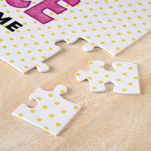 信頼忍耐: 乳癌のピンクのアオウミガメ ジグソーパズル (側面)