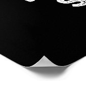 信頼性の高いおもしろいソース食品パンDark BG ポスター (角)