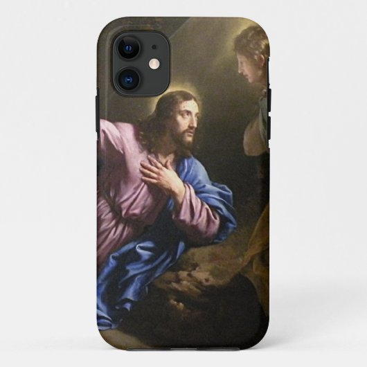 信頼愛十字の祈りの言葉のキリスト教の平和運命 Case-Mate iPhoneケース (裏面)