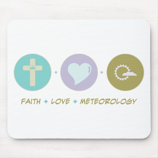 信頼愛気象学 マウスパッド (正面)