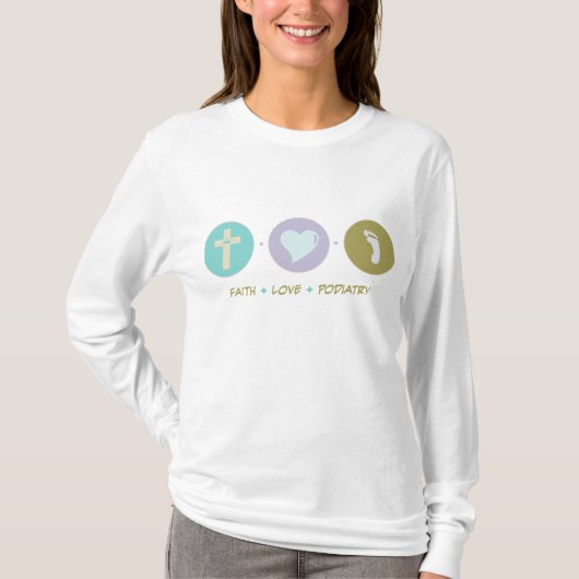 信頼愛Podiatry Tシャツ (正面)