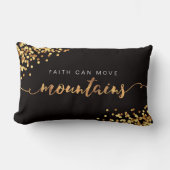 信頼移動山はまたはちょうど金枕を信じます ランバークッション (正面)