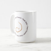 "信頼"の高いマグ コーヒーマグカップ (正面左)