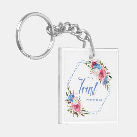 信頼 キーホルダー (正面左)