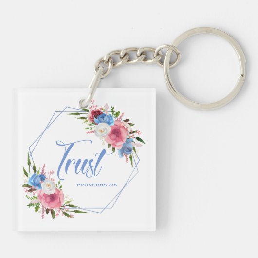 信頼 キーホルダー (裏面)