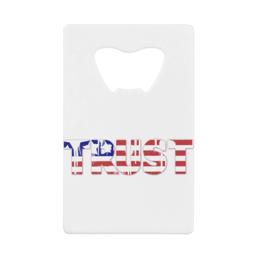 信頼 クレジットカード栓抜き (正面)