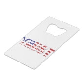 信頼 クレジットカード栓抜き (裏面アングル)