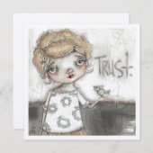 信頼 - フラット フレーム カード (正面/裏面)