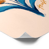 「信頼」 -フローラ配置 ポスター (角)