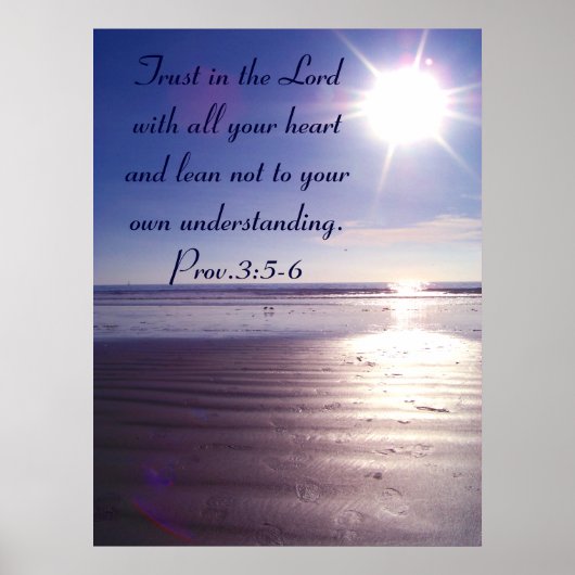 信頼_プリント ポスター (正面)