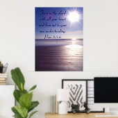 信頼_プリント ポスター (ホームオフィス)