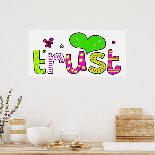 信頼 ポスター (キッチン)
