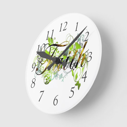 信頼 ラウンド壁時計 (傾斜)