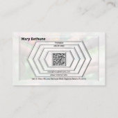 信頼→変革リーダーシップ（QRコード付き） 名刺 (裏面)