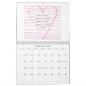 信頼、家族及び友人のカレンダー カレンダー (2月 2026)