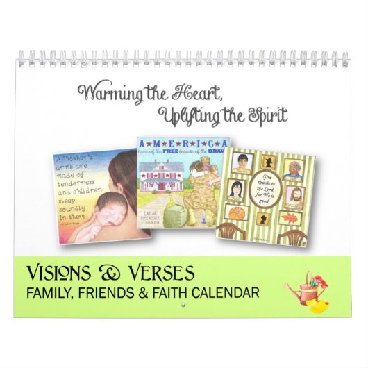 信頼、家族及び友人のカレンダー カレンダー (カバー)