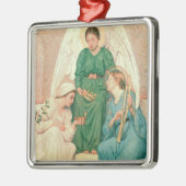 信頼、希望および愛 メタルオーナメント (左)