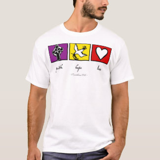 信頼、希望および愛 Tシャツ