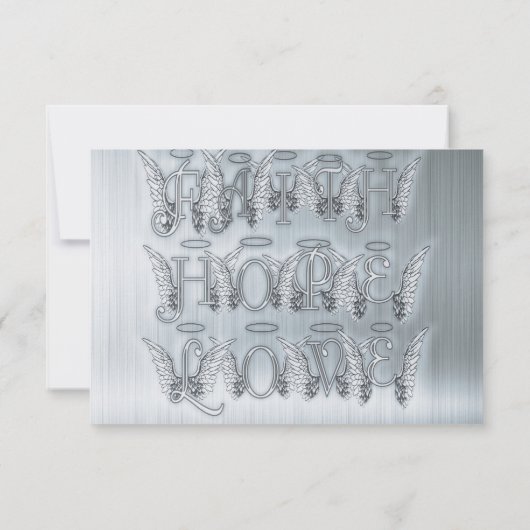 信頼、希望、愛 出欠カード (裏面)