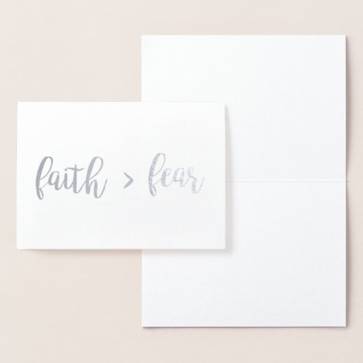 信頼>恐れ 箔カード (ディスプレー)