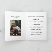 信頼 - 抗がん剤治療応援カード サンキューカード (内部)