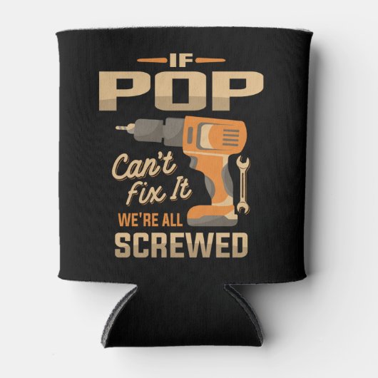 修もしポップ・アートの正でおもしろいきない 缶クーラー (正面)