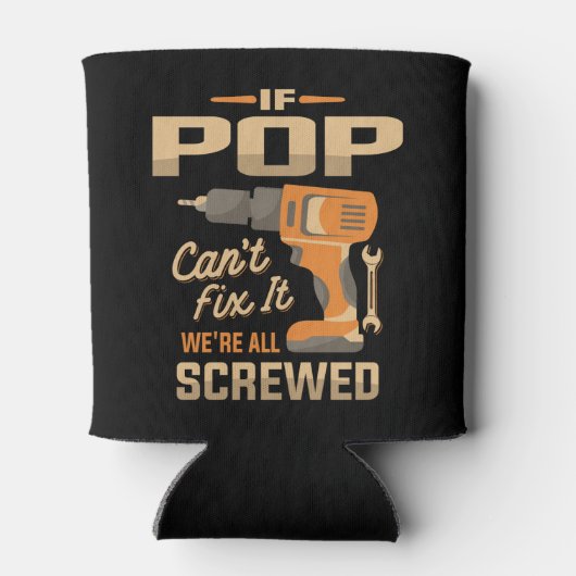 修もしポップ・アートの正でおもしろいきない 缶クーラー (裏面)