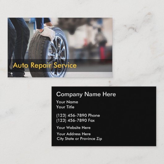 修カッコいい理サービスの名刺 名刺 (正面/裏面)