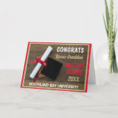 修了おめでとう！卒業おめでとう CUSTOM  カード (正面)