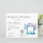 修了コース美白証明書 (スタンド正面)