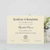 修了証の取得 (スタンド正面)