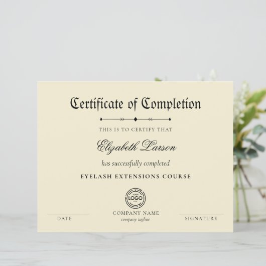 修了証の取得 (スタンド正面)