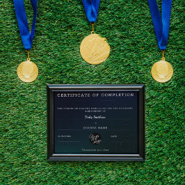 修了証モダン書男らし