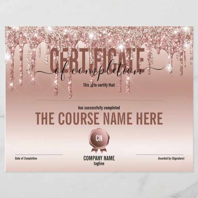 修了証授与コース修了 (正面)