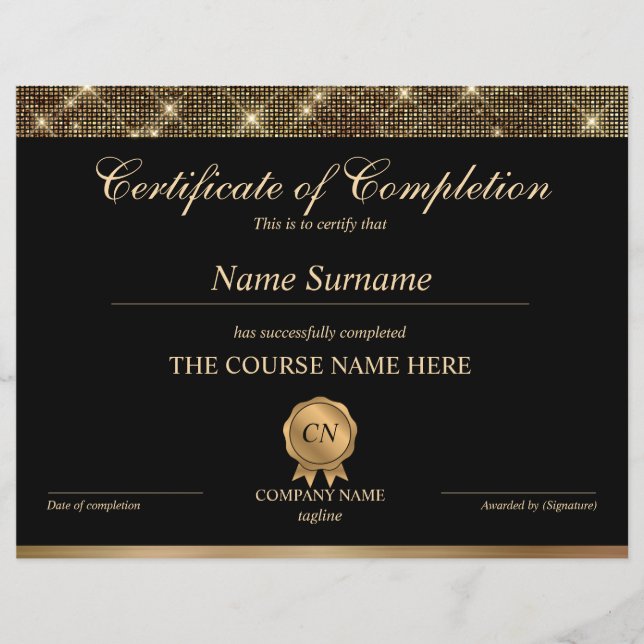 修了証授与コース修了 (正面)