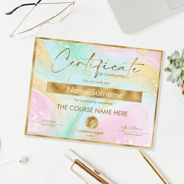 修了証授与コース修了 (クリエイターアップロード済み)