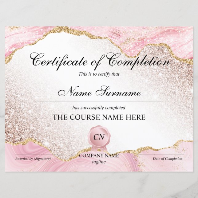 修了証授与コース修了 (正面)