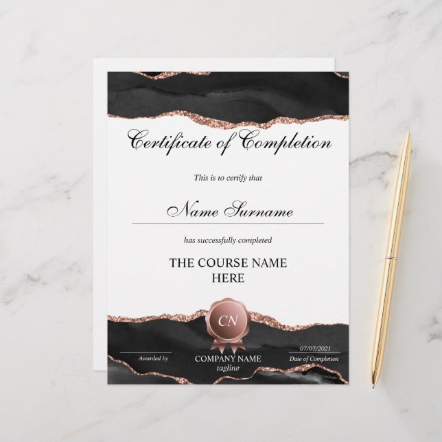 修了証授与コース修了 (正面/裏面インサイチュ)