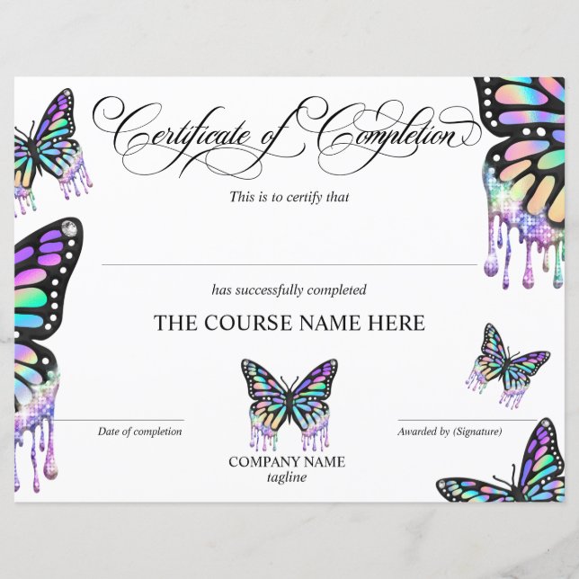 修了証授与コース修了 (正面)