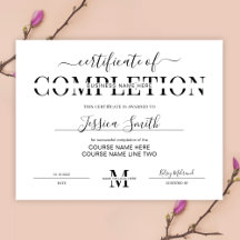 修了証書コース賞