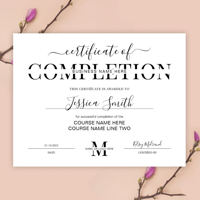 修了証書コース賞 (クリエイターアップロード済み)